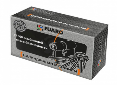 Цилиндровый механизм Fuaro R300/60 mm (25+10+25) CP хром 5 кл.