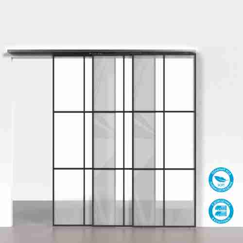 Комплект Armadillo (Армадилло) для профильных телескопических дверей SLD.Comfort-PRO.SET5.PROF telescope/80