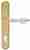Ручка дверная Extreza DANA (Дана) 305 на планке PL01 CYL полированное золото F01