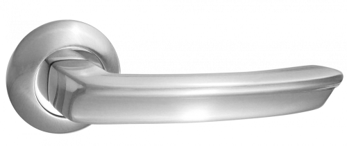 Ручки дверные RENZ INDH 85-08 SN Лучиана никель матовый