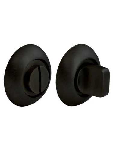 Комплект дверных ручек Morelli MH-03 BL с заверткой MH-WC BL, цвет черный