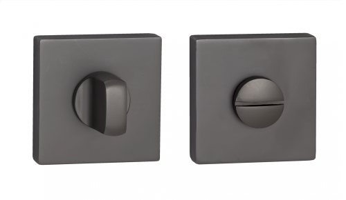 Завертка квадратная к ручкам PUERTO INBK AL 03 B черный