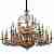 Подвесная люстра Lucia Tucci Firenze 1780.30.3 Antique Gold