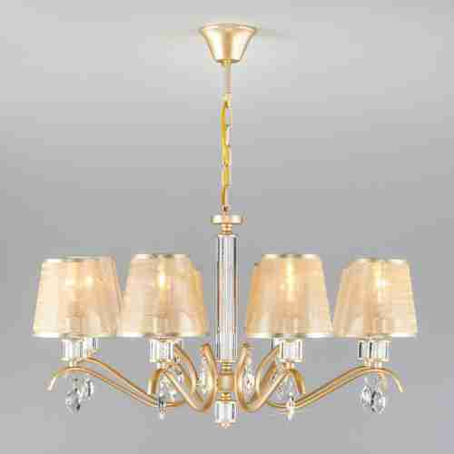 Подвесная люстра Eurosvet Alcamo 60103/8 перламутровое золото
