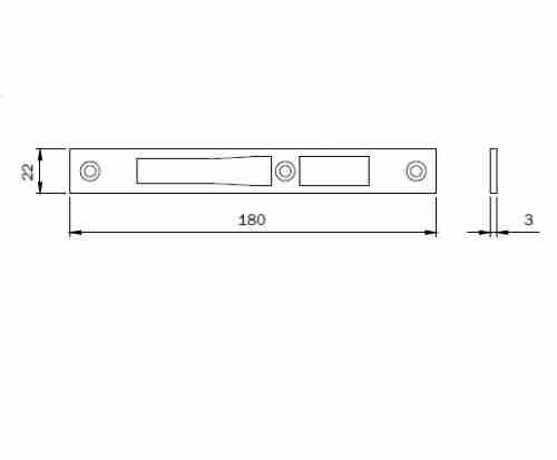 Ответная часть ISEO 38030