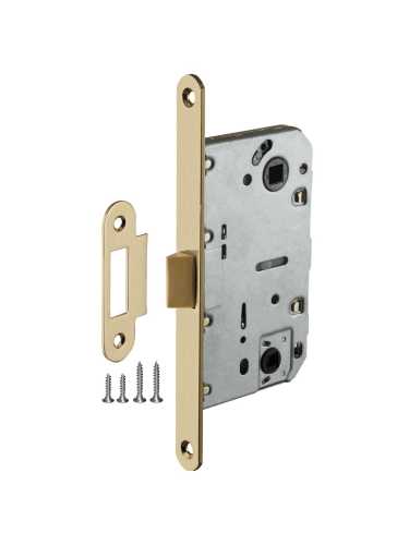 Защелка Ajax (Аякс) врезная PLASTLP96WC-50 SSG сатин.золото