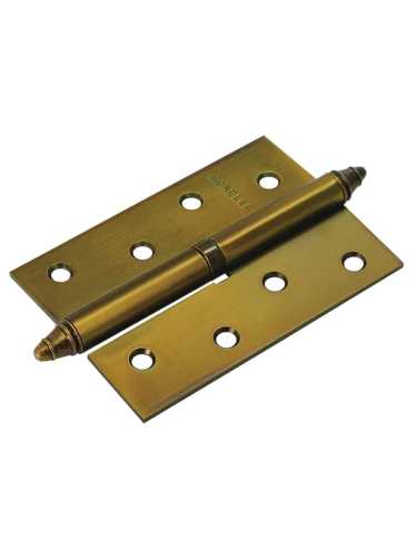 Петля карточная разъемная Morelli MSN 100X70X2.5 COF R с подшипником стальная правая, врезная, цвет кофе
