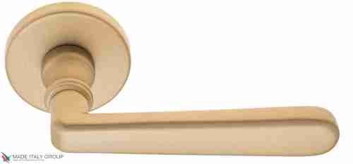 Дверная ручка на круглом основании Fratelli Cattini "ESSA" 7.7-KD  золото крайола