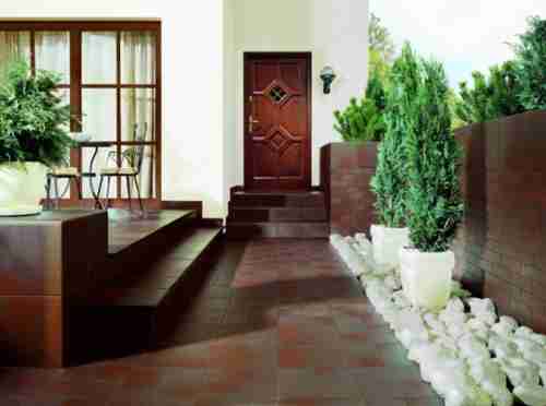 Клинкерная плитка Paradyz Cloud Brown ступень угловая 30х30/ 10 (шт)