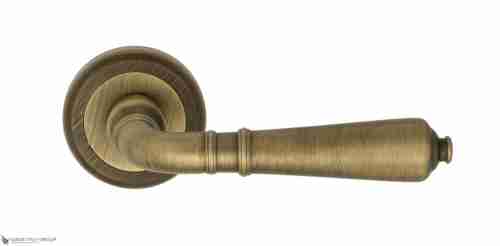 Дверная ручка на круглом основании Fratelli Cattini "TOSCANA" D1-BY матовая бронза