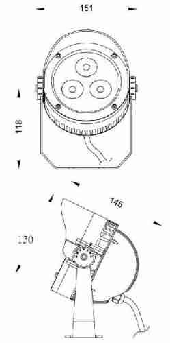 Прожектор Deko-Light Power Spot II RGB 14W 730182