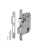 Корпус замка METLS25-50 SN мат.никель Корпус замка METLS25-50 SN мат.никель