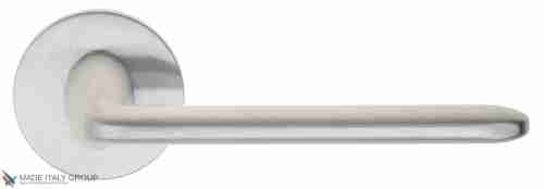 Дверная ручка на круглом основании Fratelli Cattini "FEO" 7FS-CS матовый хром