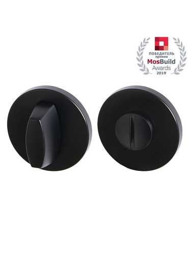 Комплект: Ручки Armadillo AQUA URS BL-26 + Завертка BK6.R.URS52 BL-26 черный