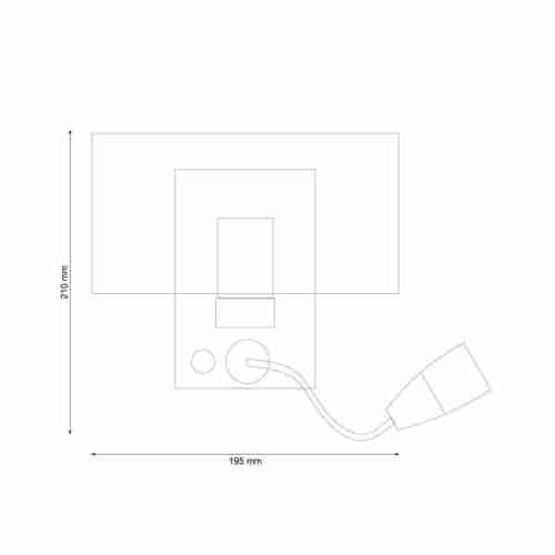 Бра Lucia Tucci Natura W081.2 Led Venge