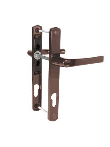 Ручка Punto (Пунто) на планке HANDLE.85.25.67-75 RAL 8017 коричневый