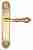 Дверная ручка Venezia "MONTE CRISTO" на планке PL87 полированная латунь