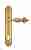 Дверная ручка Venezia "LUCRECIA" CYL на планке PL98 полированная латунь