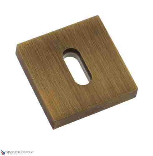 Накладка дверная квадратная под ключ буратино Venezia Unique KEY-20 матовая бронза 2 шт.