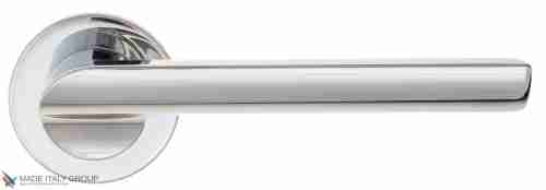 Дверная ручка на круглом основании Fratelli Cattini "WOO" 7FS-CR полированный хром