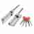 Цилиндровый механизм D-PROTERM507/105 Fuaro (Фуаро) mm (70+10+25) термошток 8х65 мм CP, 5 кл.