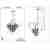 Подвесная люстра Lumien Hall Salvatore LH0037/4P-CO-CL Подвесная люстра Lumien Hall Salvatore LH0037/4P-CO-CL