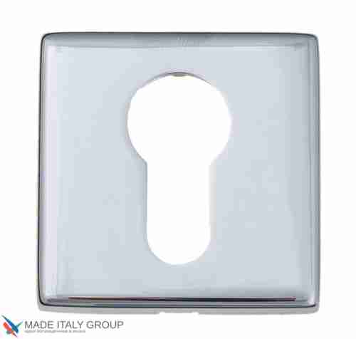 Накладка под цилиндр на квадратном основании Fratelli Cattini CYL 8FS-CR полированный хром 2 шт.