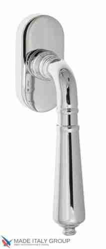 Ручка оконная Fratelli Cattini "TOSCANA" FW 7-CR полированный хром