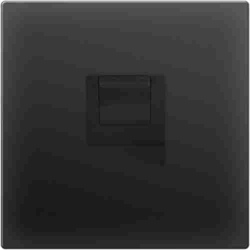 Розетка Werkel Черный матовый WL08-RJ-11