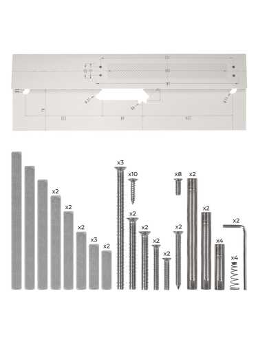 Замок врезной электронный Kaadas K9-5W с отпечатком пальца, со встроенным модулем WIFI, черный