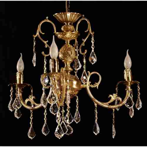 Люстра подвесная Brizzi 8888/3 AB Leaf crystal