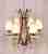 Подвесная люстра Lumina Deco Glamour LDP 66247-6 WT+CHR Подвесная люстра Lumina Deco Glamour LDP 66247-6 WT+CHR