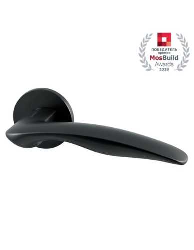 Комплект: Ручки Armadillo WAVE URS BL-26+Завертка+Магнитный замок и Петли Fuaro/черный