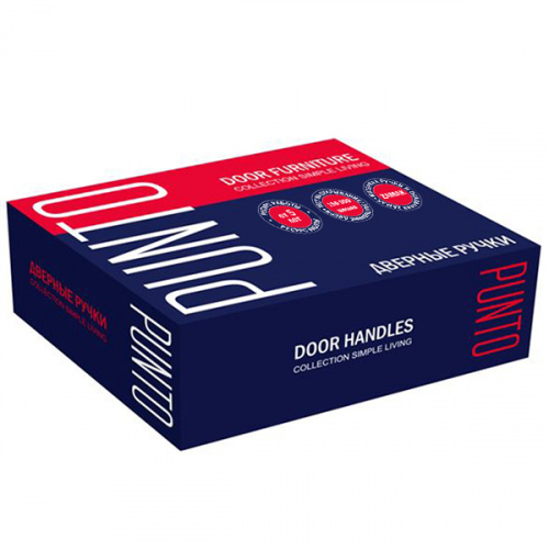 Ручки дверные межкомнатные Punto ROTO ZQ GR-23 графит