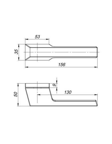 Комплект: Ручки Armadillo K.UCS36.BRICK FSG-39+Завертка+Бесшумный замок Fuaro/флорентийское золото