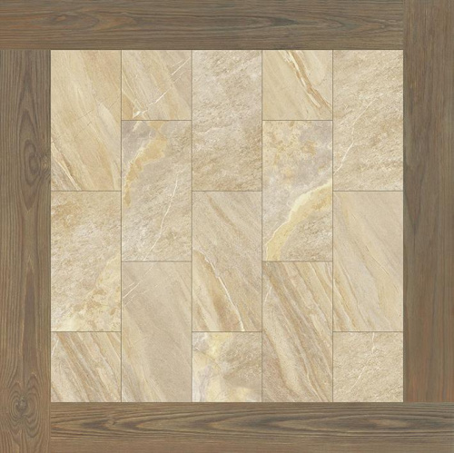 Керамогранит Italon Magnetique Бежевый Рут натур. рет. декор 60х60
