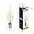 Лампа светодиодная филаментная Feron E14 7W 2700K Свеча на ветру Прозрачная LB-67 25727