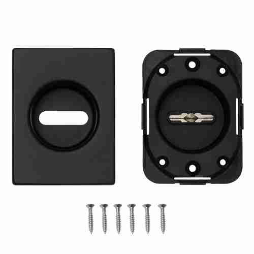 Накладка на сувальдный замок ESC.S-auto.RL/U/K.477  BL-24 черный