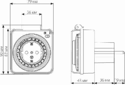 Розетка Elektrostandard TMH TMH-M-2 16A x1 IP44 Белый