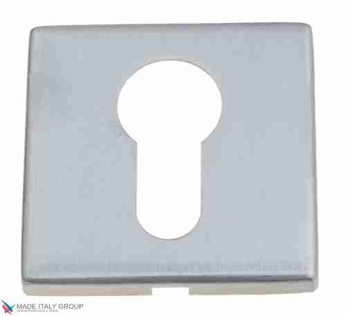 Накладка дверная под цилиндр Venezia CYL-1 FSS матовый хром (2 шт.)