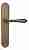 Дверная ручка Venezia "CLASSIC" на планке PL02 матовая бронза
