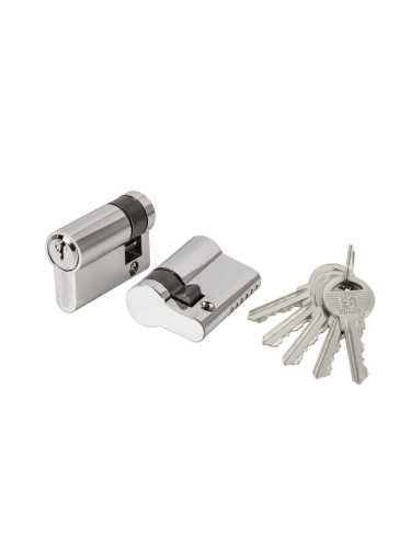 Цилиндровый Fuaro (Фуаро) механизм (100 ZA/45) 1000ZAKey45(5+10+30) CP хром 5Key