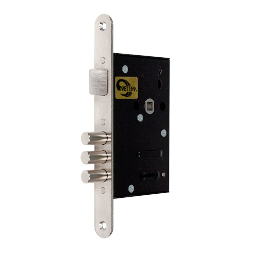 Замок врезной сувальдный с защёлкой МЕТТЭМ ЗВ9 902.0.0, 5 кл.