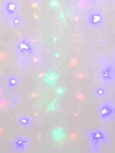 Светодиодная гирлянда Uniel бахрома 230V разноцветный ULD-B3010-200/DTA Multi IP20 UL-00002270