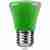 Лампа светодиодная Feron E27 1W зеленая LB-372 25912