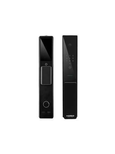 Замок врезной электронный Hogo V07 с распознаванием лица, черный