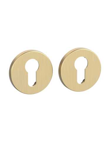 Накладка Punto (Пунто) под цилиндр ET.R.EST.R52 SSG-39 сатинированное золото