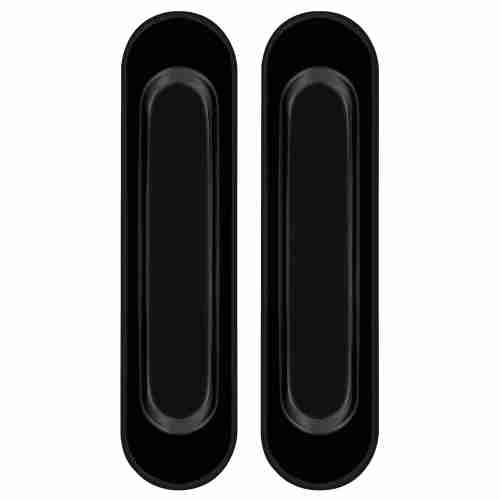 Защелка с ручками для раздвижных дверей Soft LINE SL-011 BL