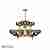 Потолочная люстра iLamp Rivoli 6607/9 GD