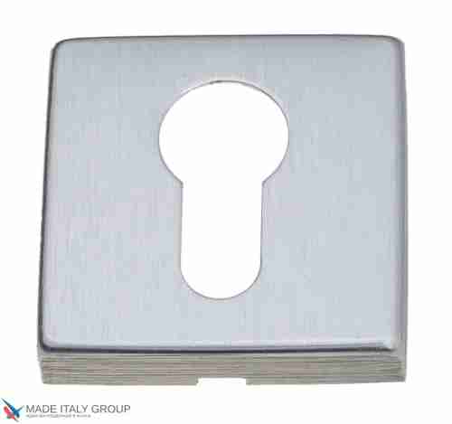 Накладка под цилиндр на квадратном основании Fratelli Cattini CYL A 8-CS матовый хром 2 шт.